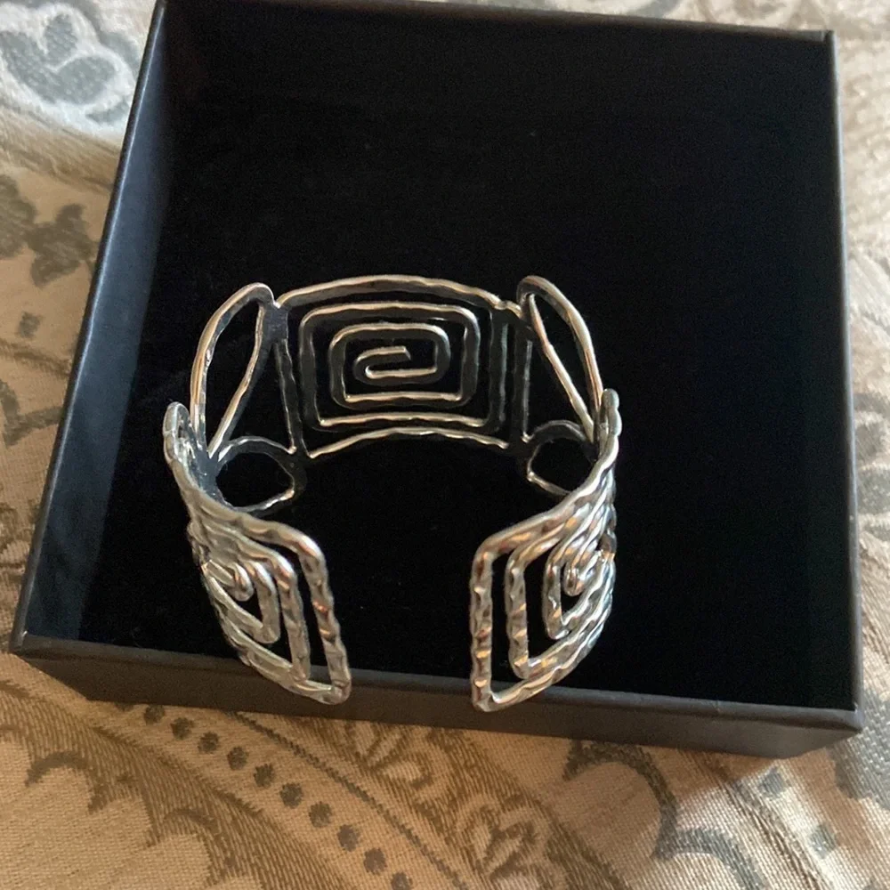 Silver Plated Cuff Bracelet